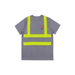 Order Gray Short Sleeve Construction Industrial Uniform Reflective Tape Short Sleeve T-Shirt Hoang An Construction Industrial Uniform Construction Engineering Suit D406 Order Gray Short Sleeve Construction Industrial Uniform Reflective Tape Short Sleeve T-Shirt Hoang An Construction Industrial Uniform Construction Engineering Suit D406